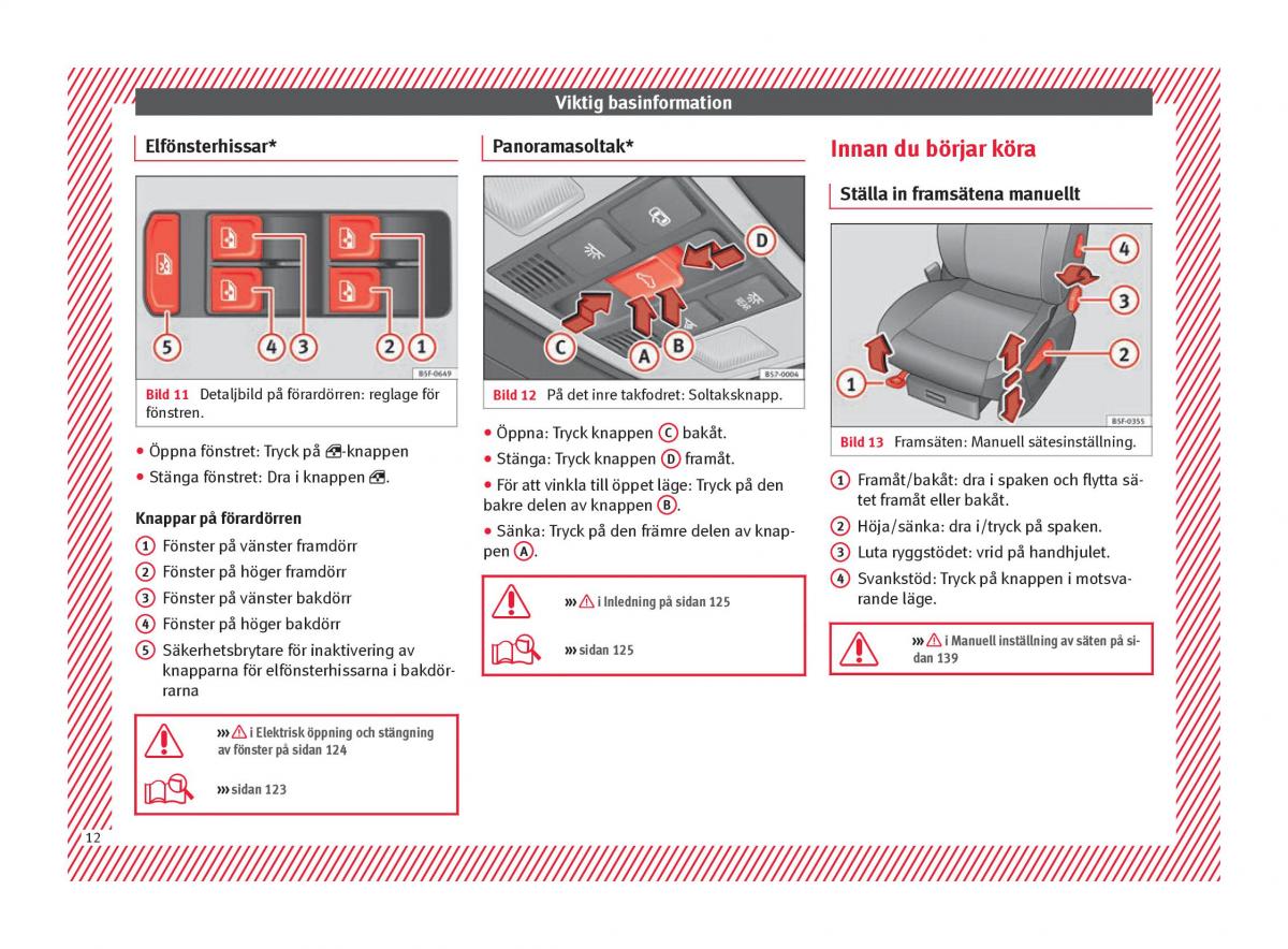 Seat Ateca instruktionsbok / page 14