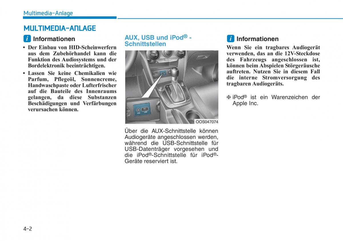 Hyundai Kona Handbuch / page 251