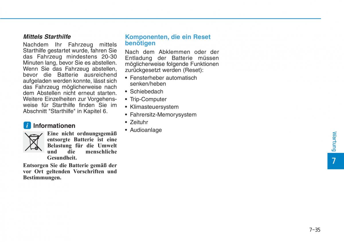 Hyundai Kona Handbuch / page 507