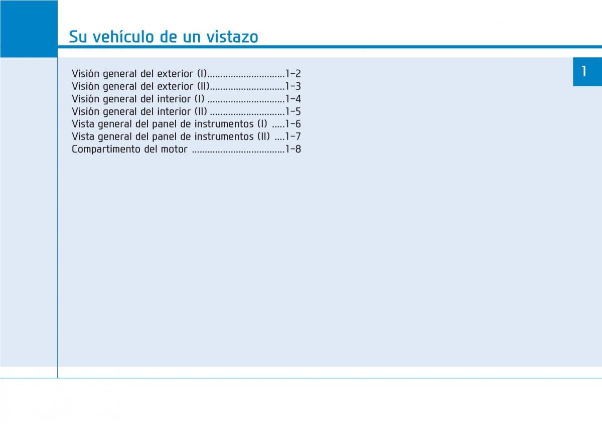 Hyundai Kona manual del propietario / page 11