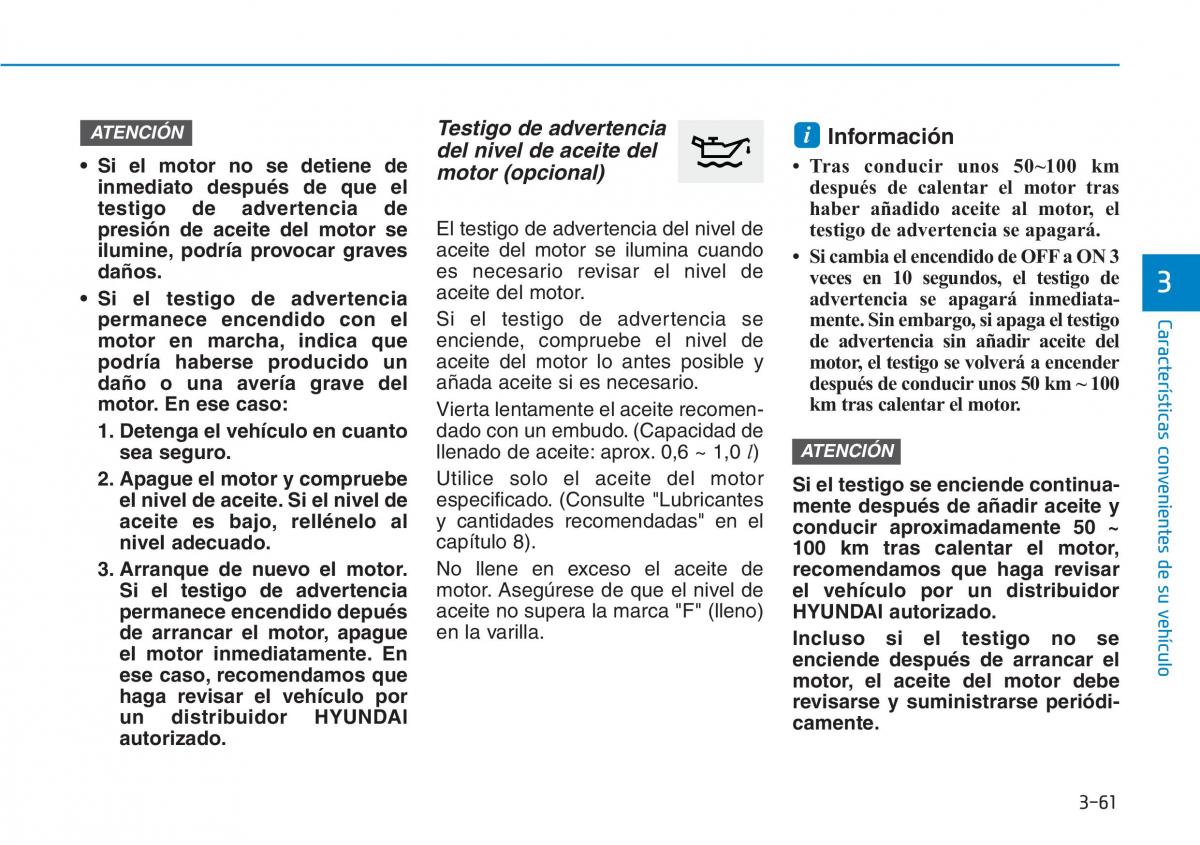 Hyundai Kona manual del propietario / page 152