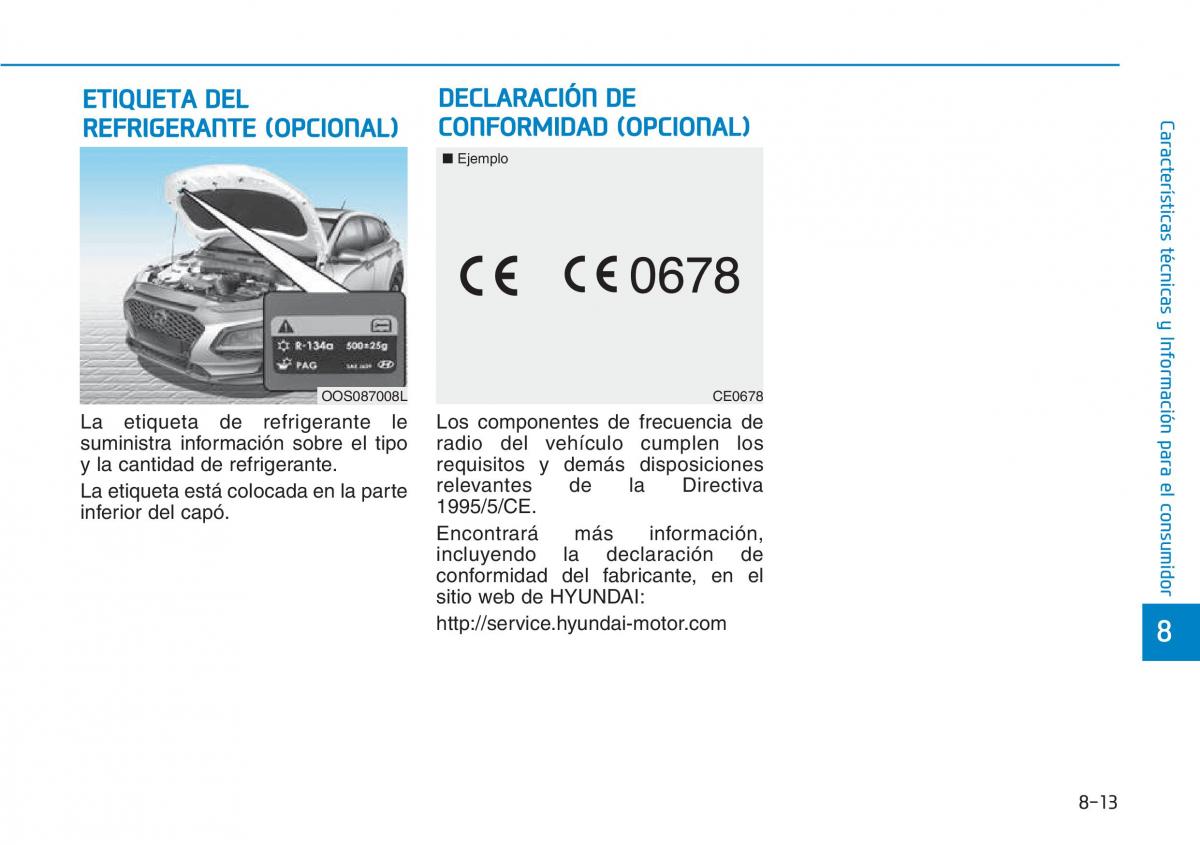 Hyundai Kona manual del propietario / page 586