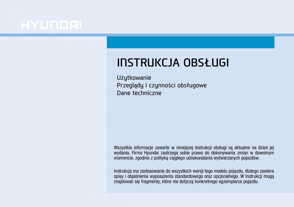 Hyundai Kona instrukcja obslugi / page 1