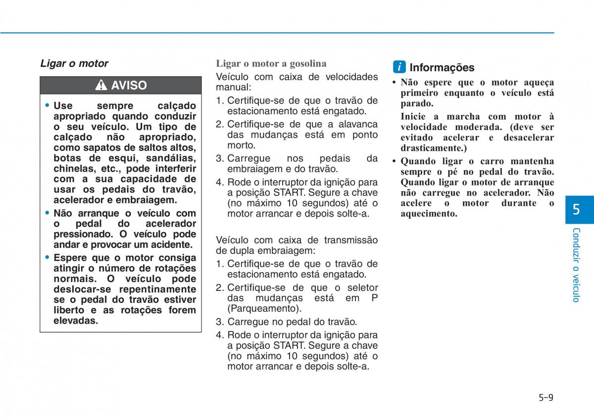Hyundai Kona manual del propietario / page 283