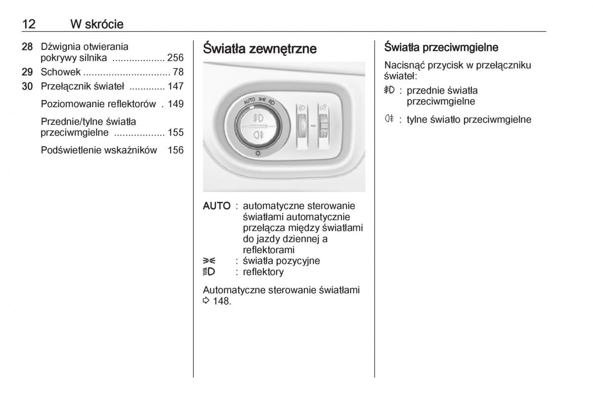 Opel Astra K V 5 instrukcja obslugi / page 14