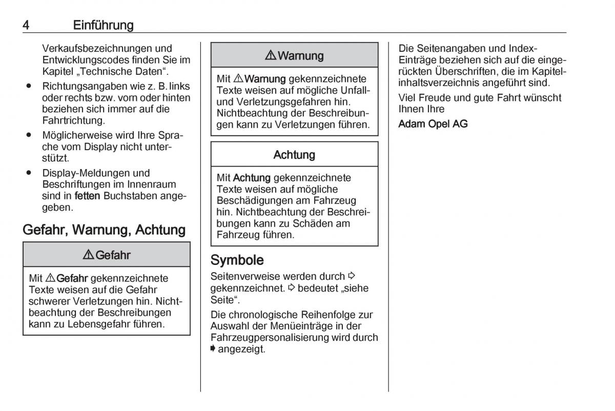 manual  Opel Crossland X Handbuch / page 6