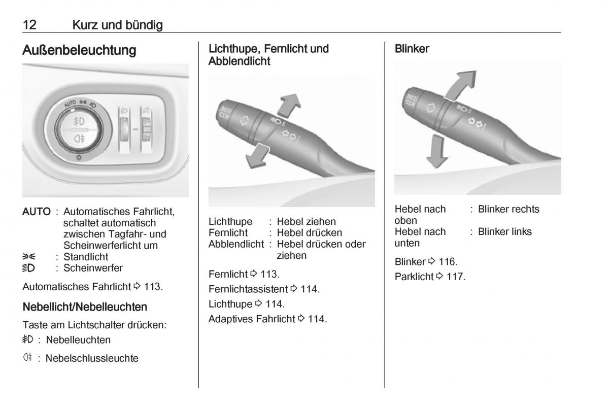 manual  Opel Crossland X Handbuch / page 14