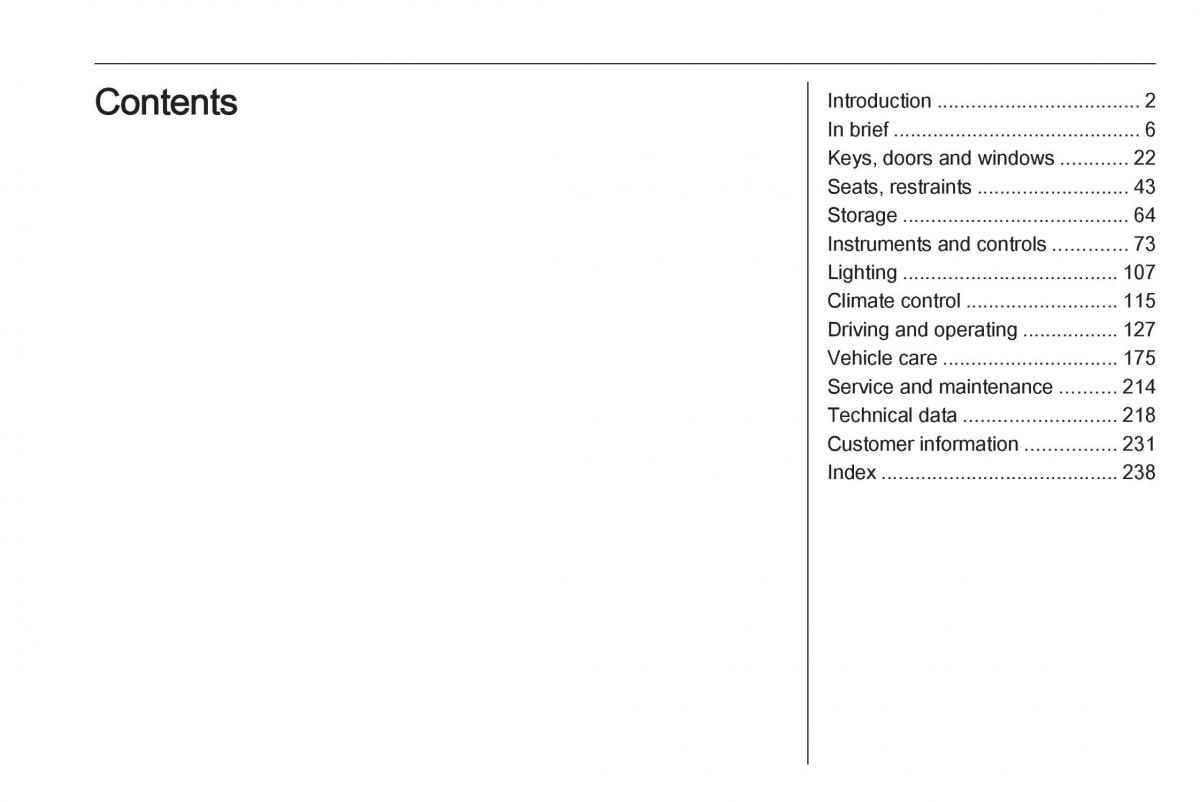 manual  Opel Crossland X owners manual / page 3