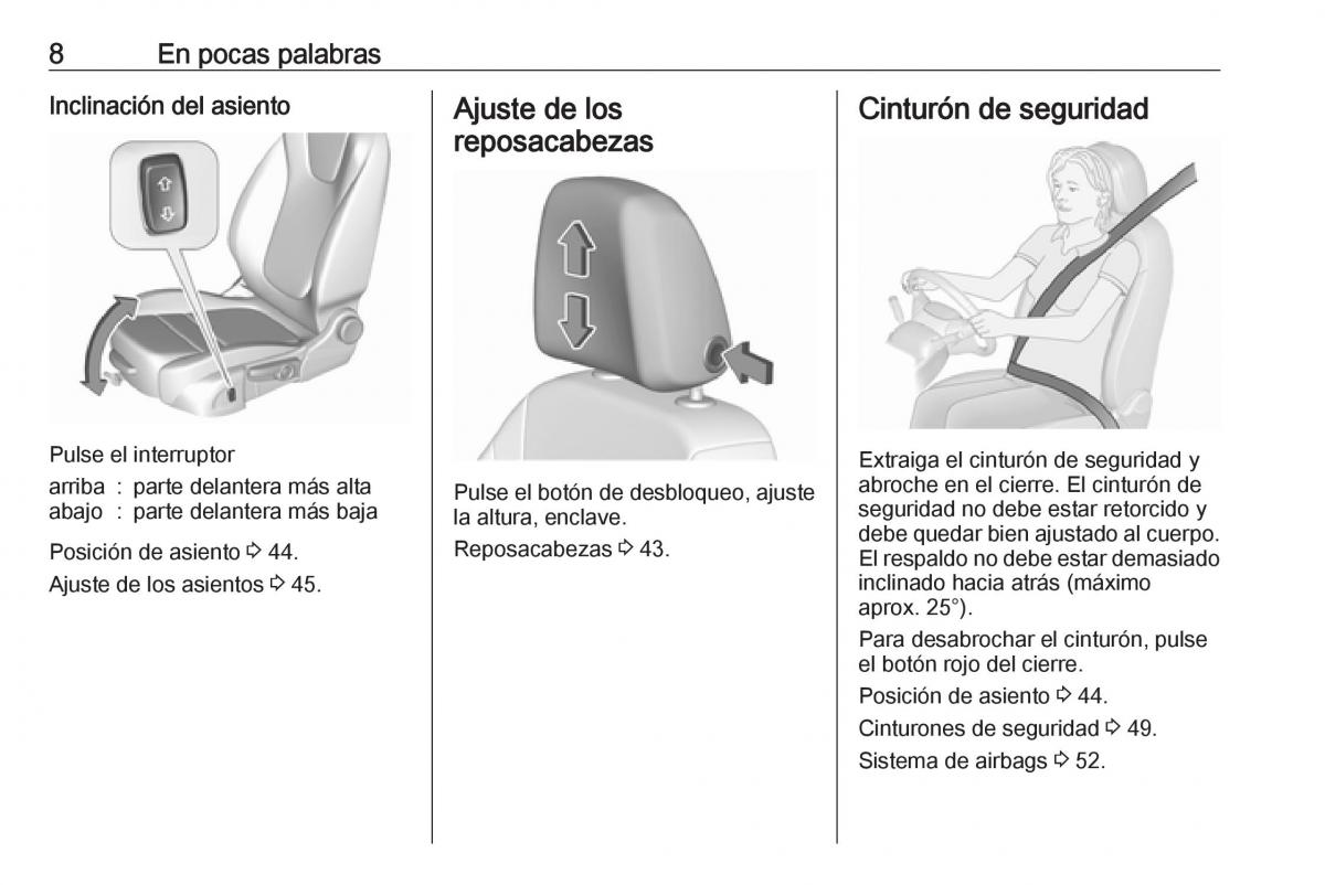 manual  Opel Crossland X manual del propietario / page 10