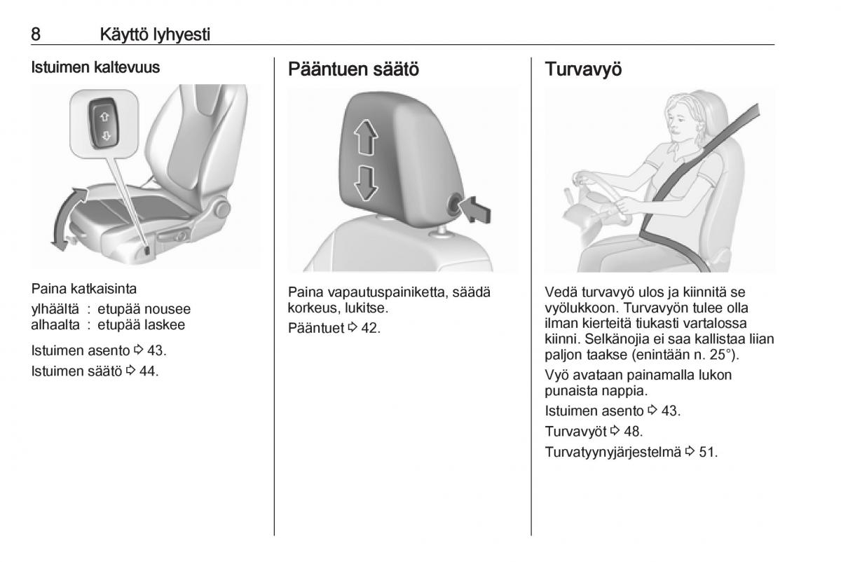 manual  Opel Crossland X omistajan kasikirja / page 10