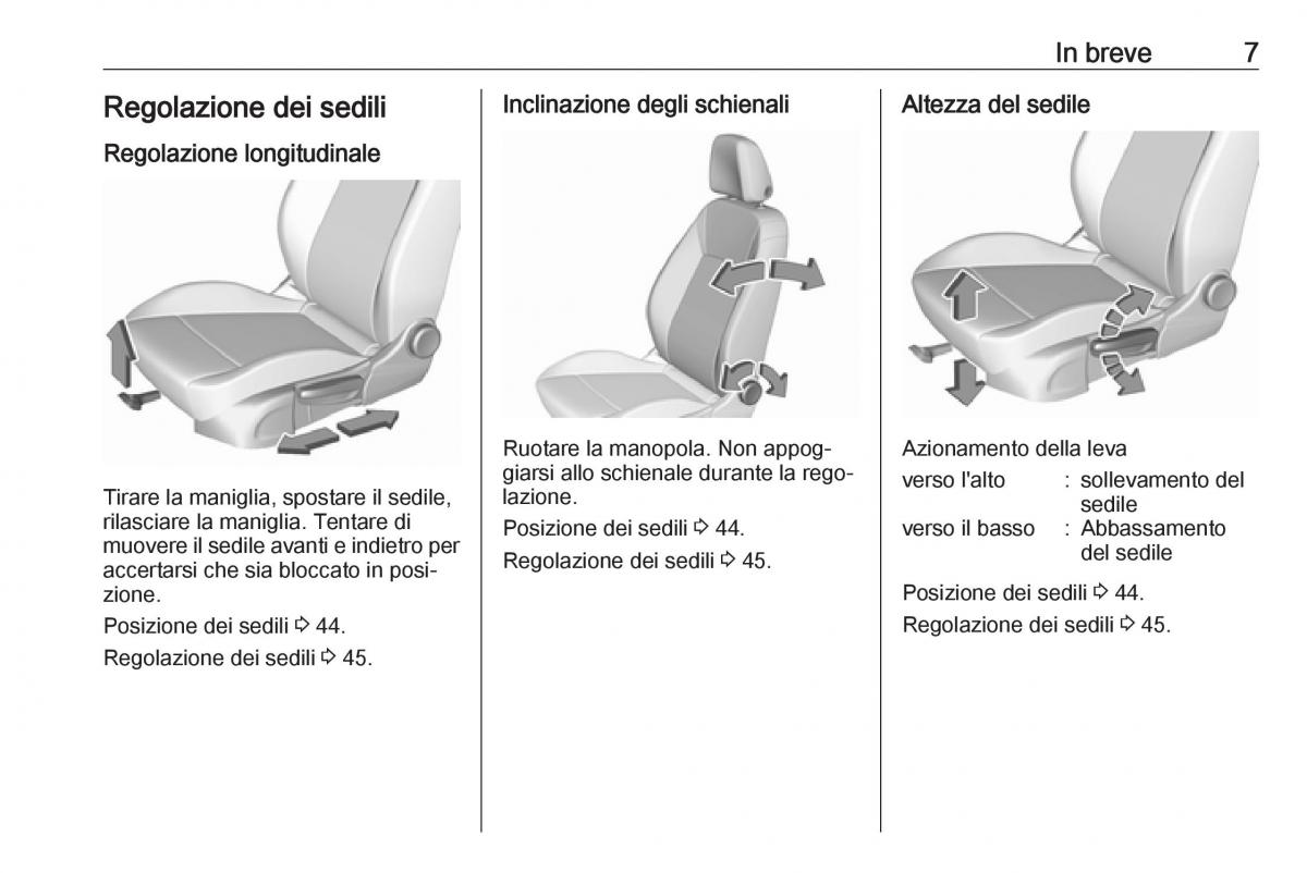 Opel Crossland X manuale del proprietario / page 9