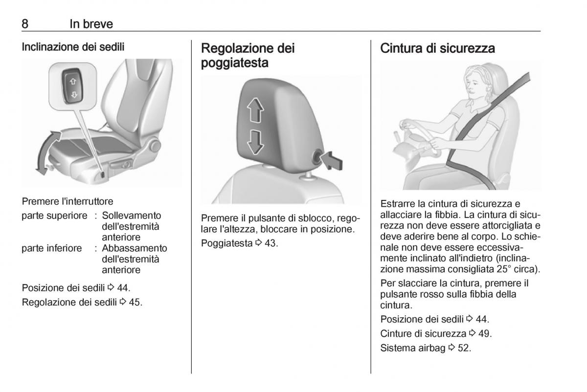 manual  Opel Crossland X manuale del proprietario / page 10