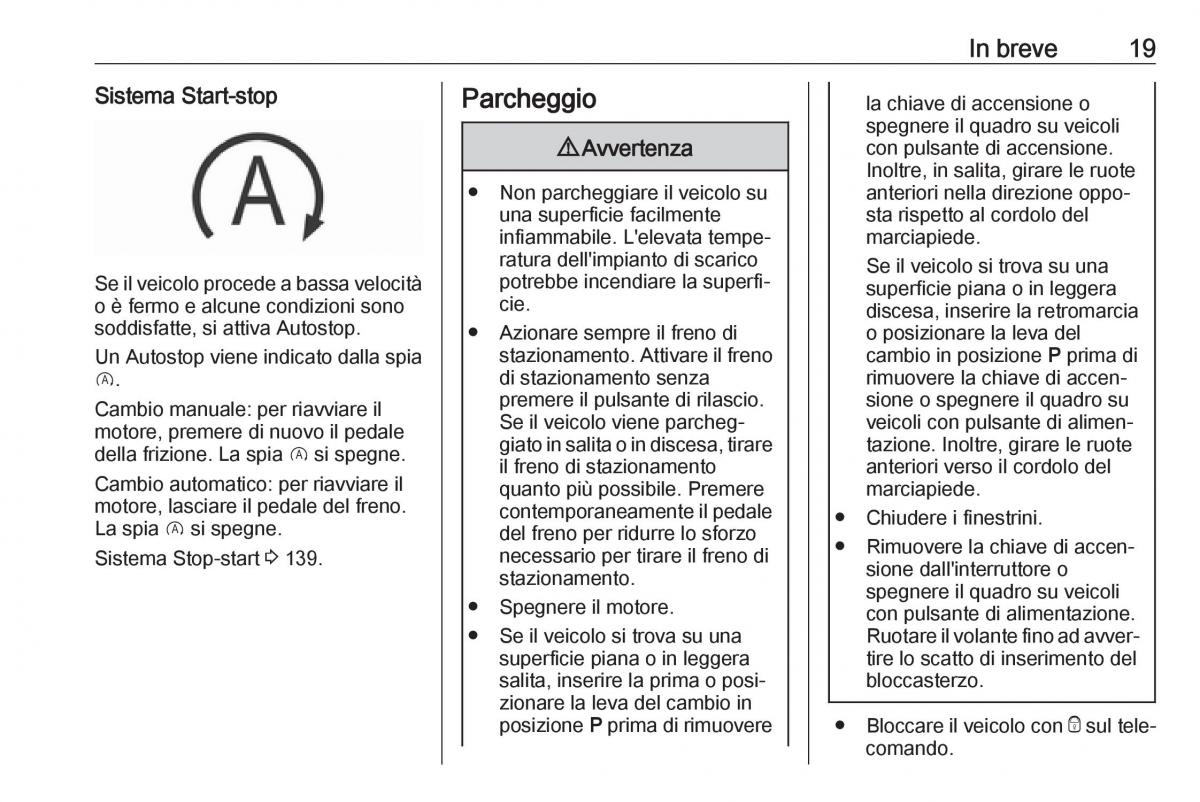 manual  Opel Crossland X manuale del proprietario / page 21