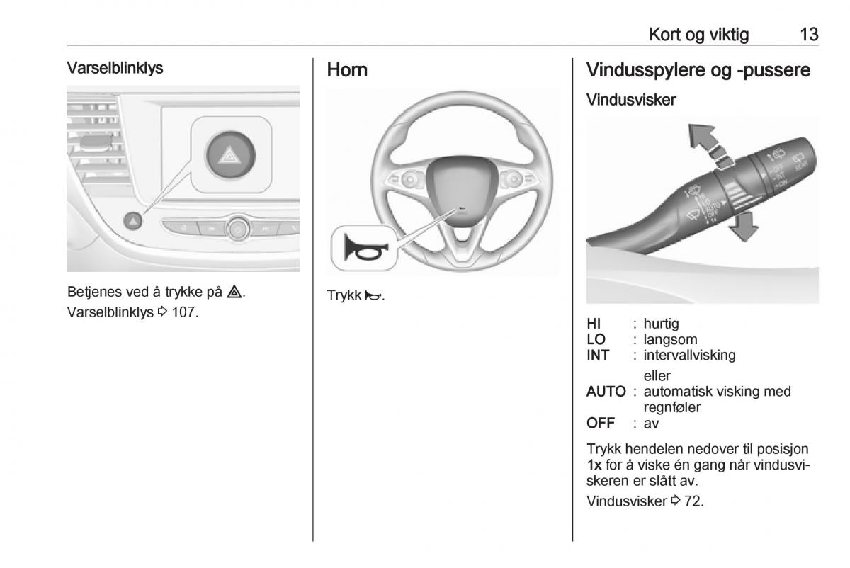 manual Opel Crossland X bruksanvisningen / page 15