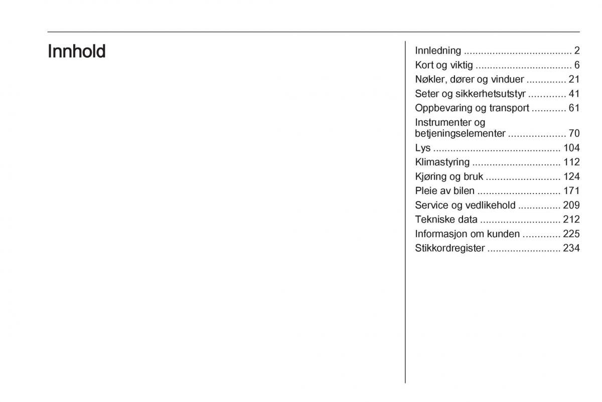 manual  Opel Crossland X bruksanvisningen / page 3