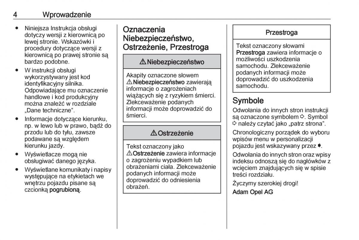 manual  Opel Crossland X instrukcja / page 6