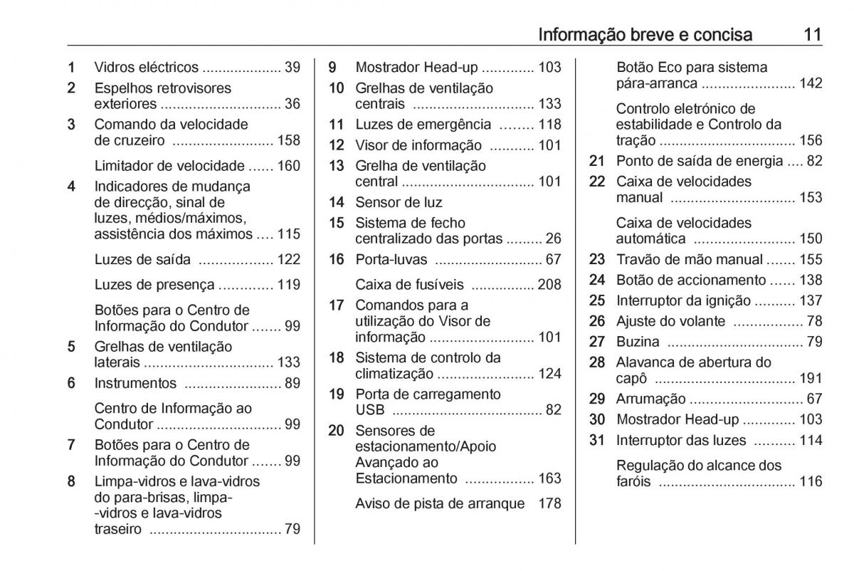 Opel Crossland X manual del propietario / page 13