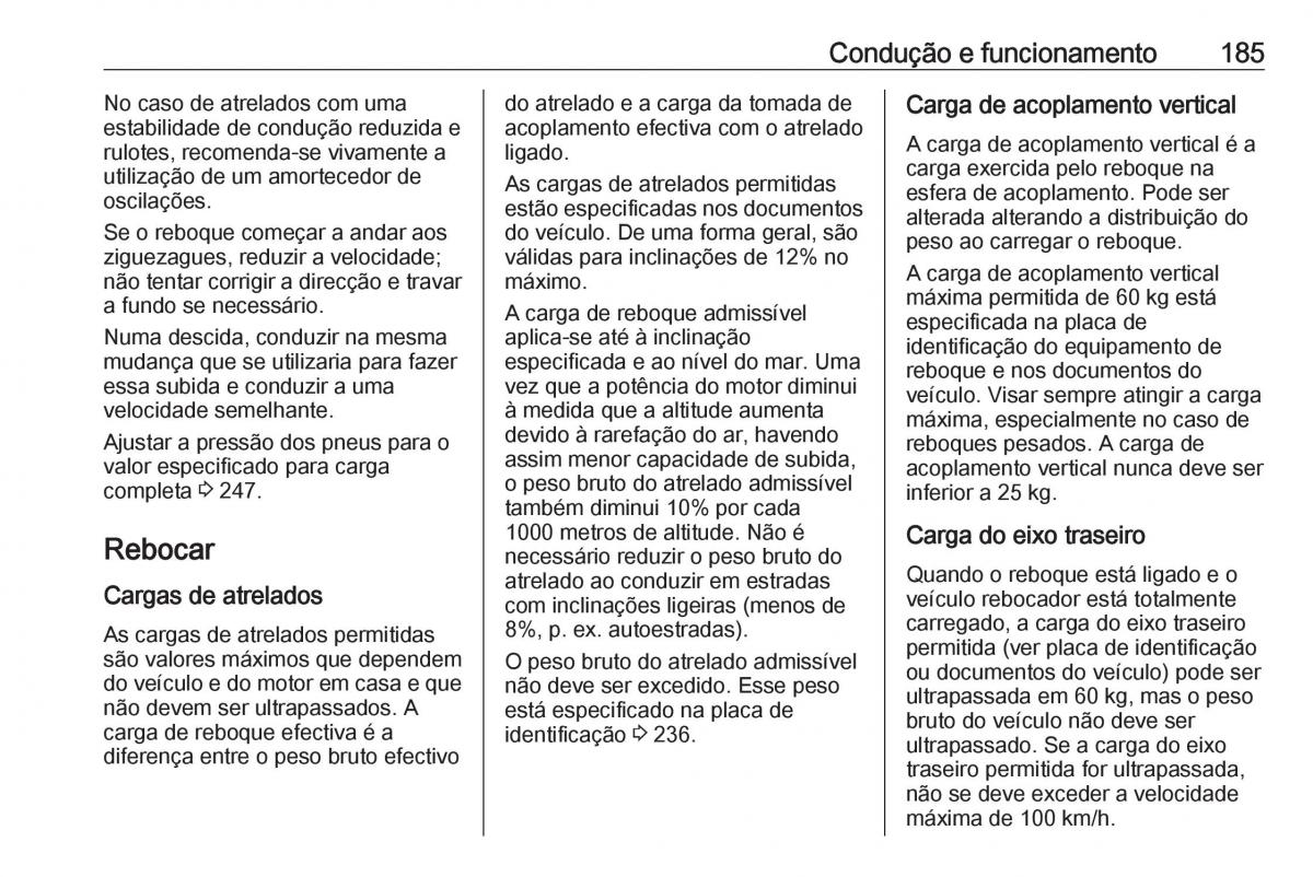 Opel Crossland X manual del propietario / page 187