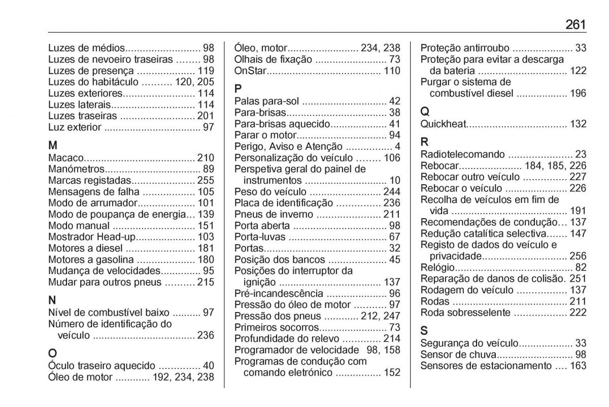 manual  Opel Crossland X manual del propietario / page 263