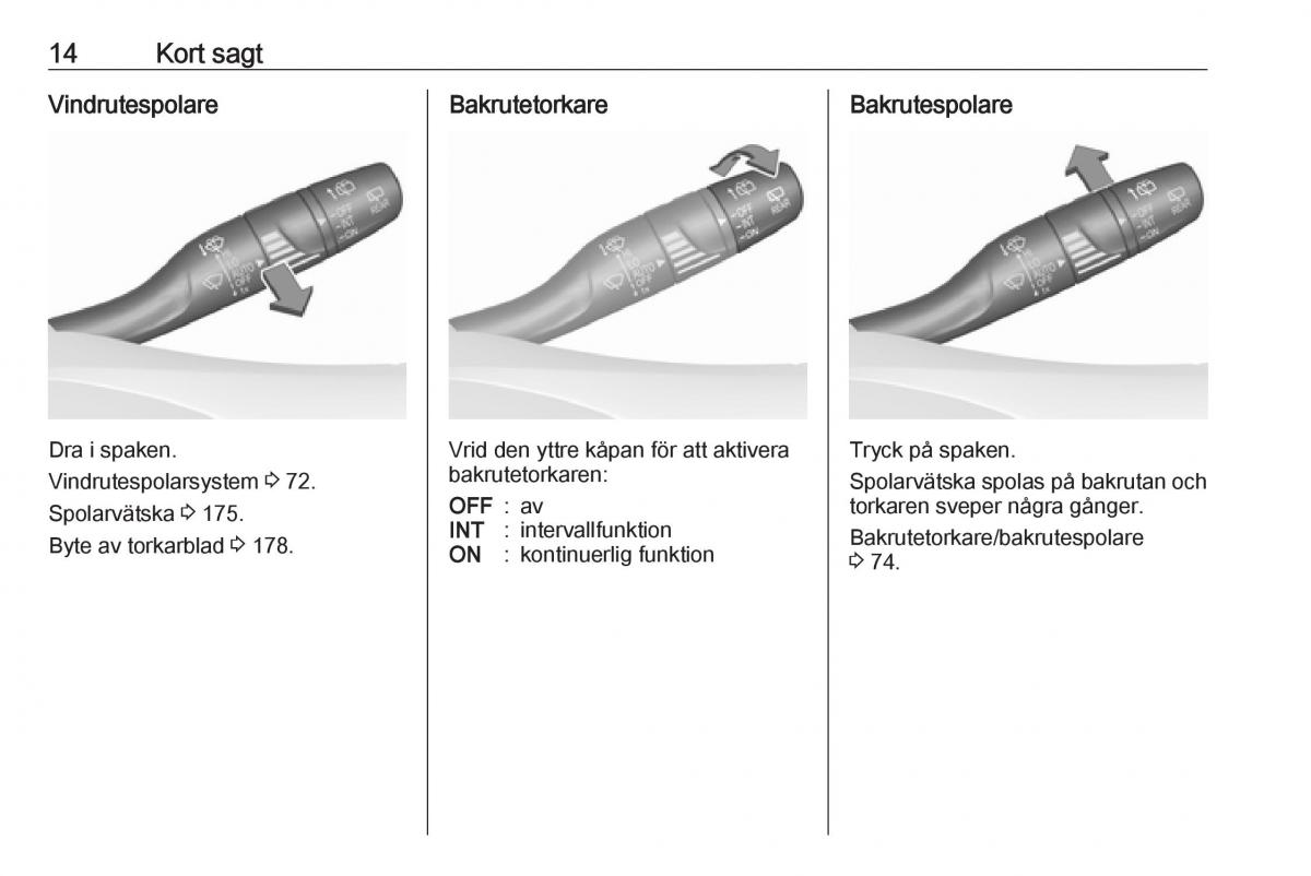 manual Opel Crossland X instruktionsbok / page 16