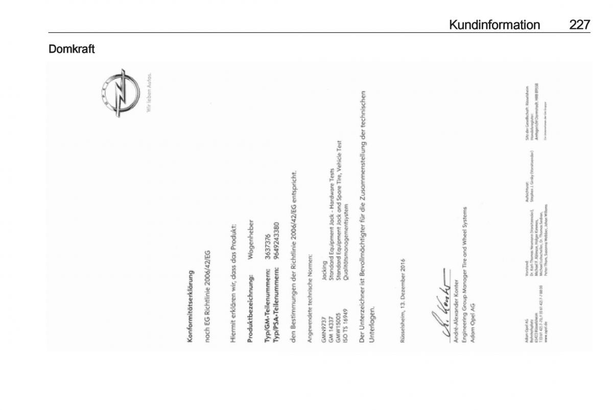 manual Opel Crossland X instruktionsbok / page 229