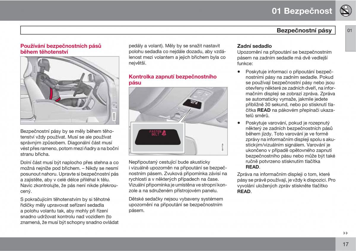 manual Volvo XC60 I 1 navod k obsludze / page 19