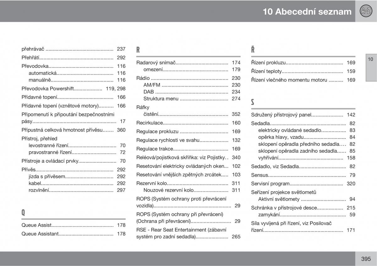 manual Volvo XC60 I 1 navod k obsludze / page 397