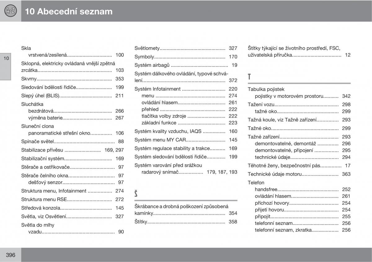 manual Volvo XC60 I 1 navod k obsludze / page 398