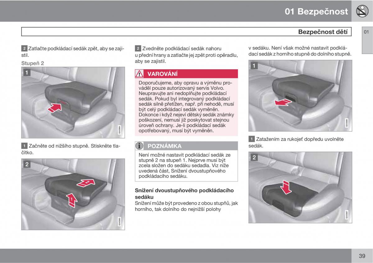 manual Volvo XC60 I 1 navod k obsludze / page 41