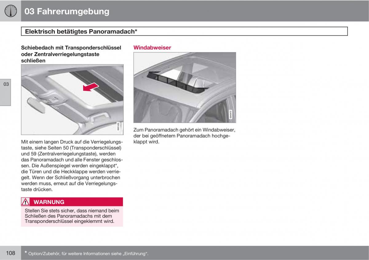 Volvo XC60 I 1 Handbuch / page 108