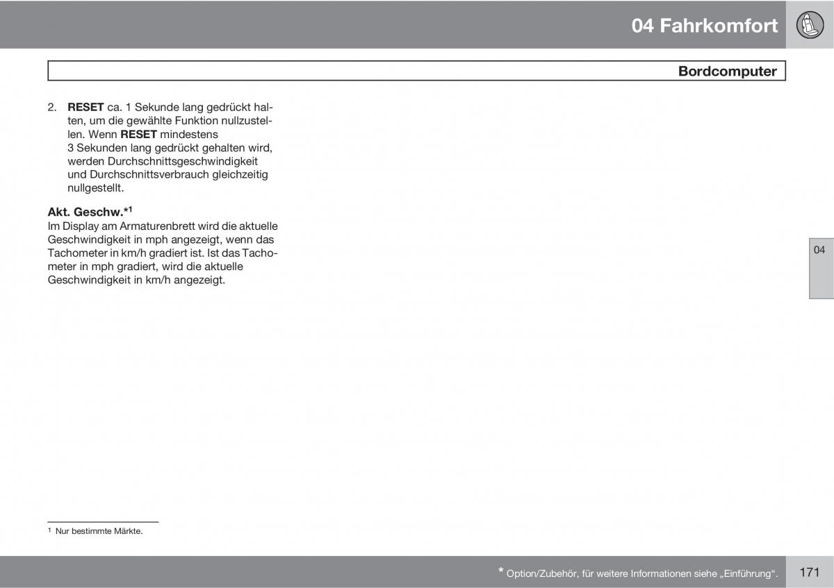 Volvo XC60 I 1 Handbuch / page 171