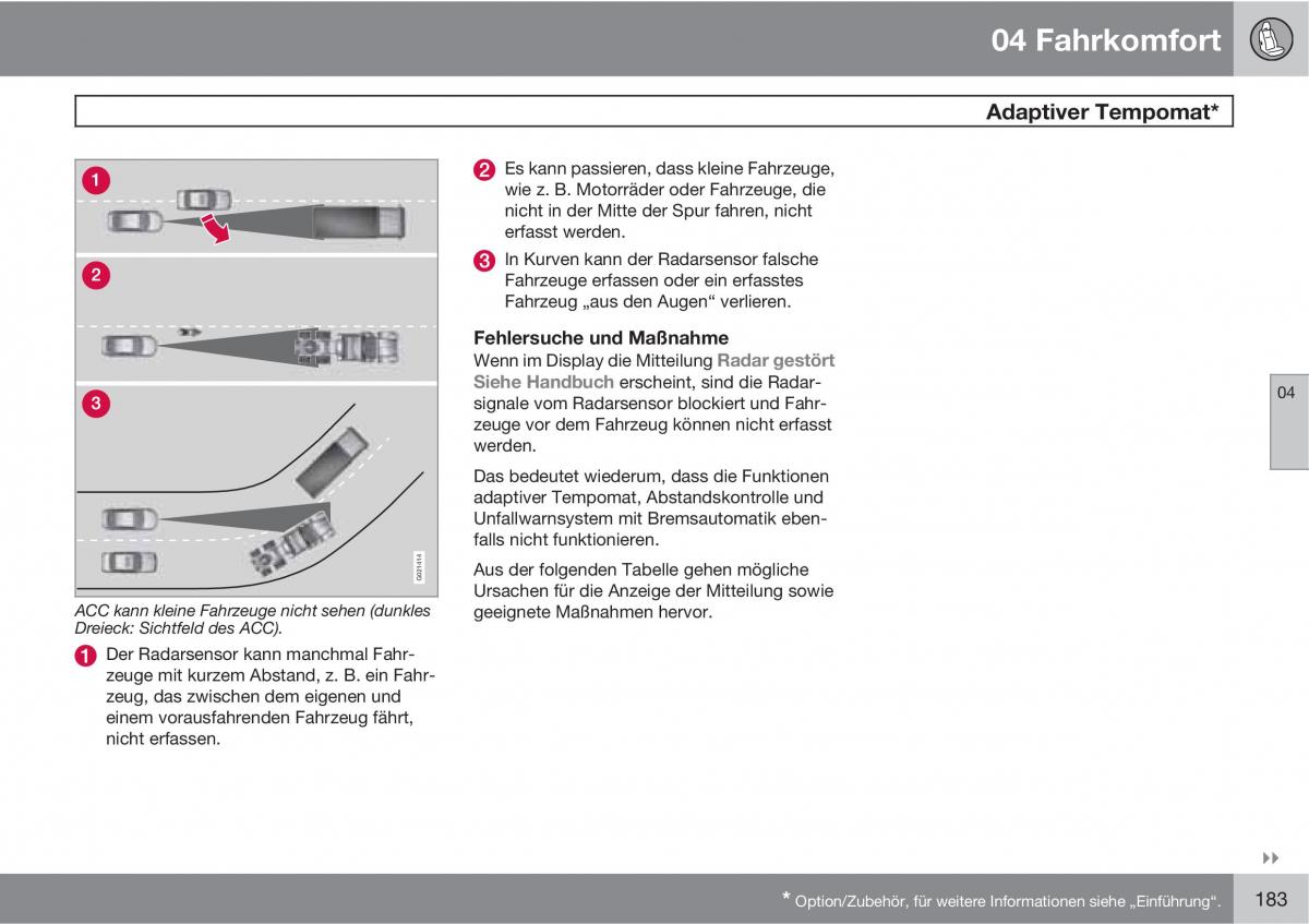 Volvo XC60 I 1 Handbuch / page 183