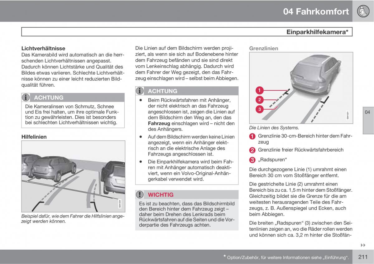 Volvo XC60 I 1 Handbuch / page 211