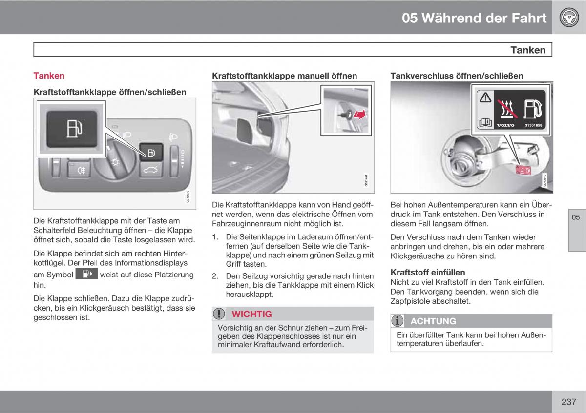 Volvo XC60 I 1 Handbuch / page 237