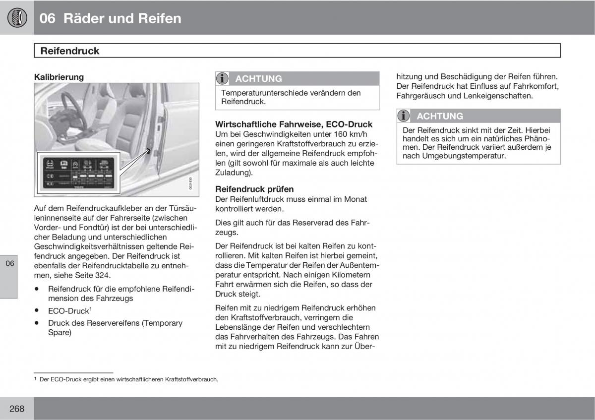 Volvo XC60 I 1 Handbuch / page 268