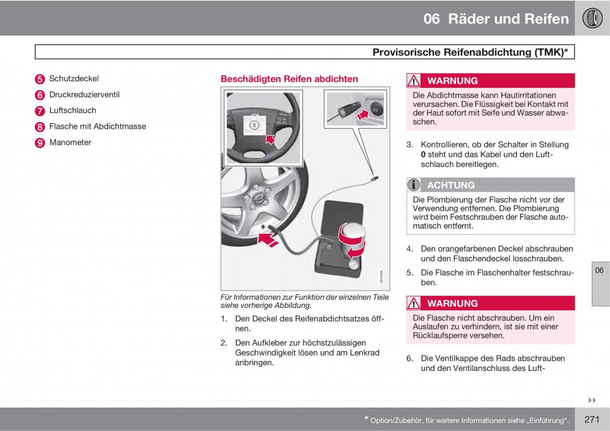 Volvo XC60 I 1 Handbuch / page 271