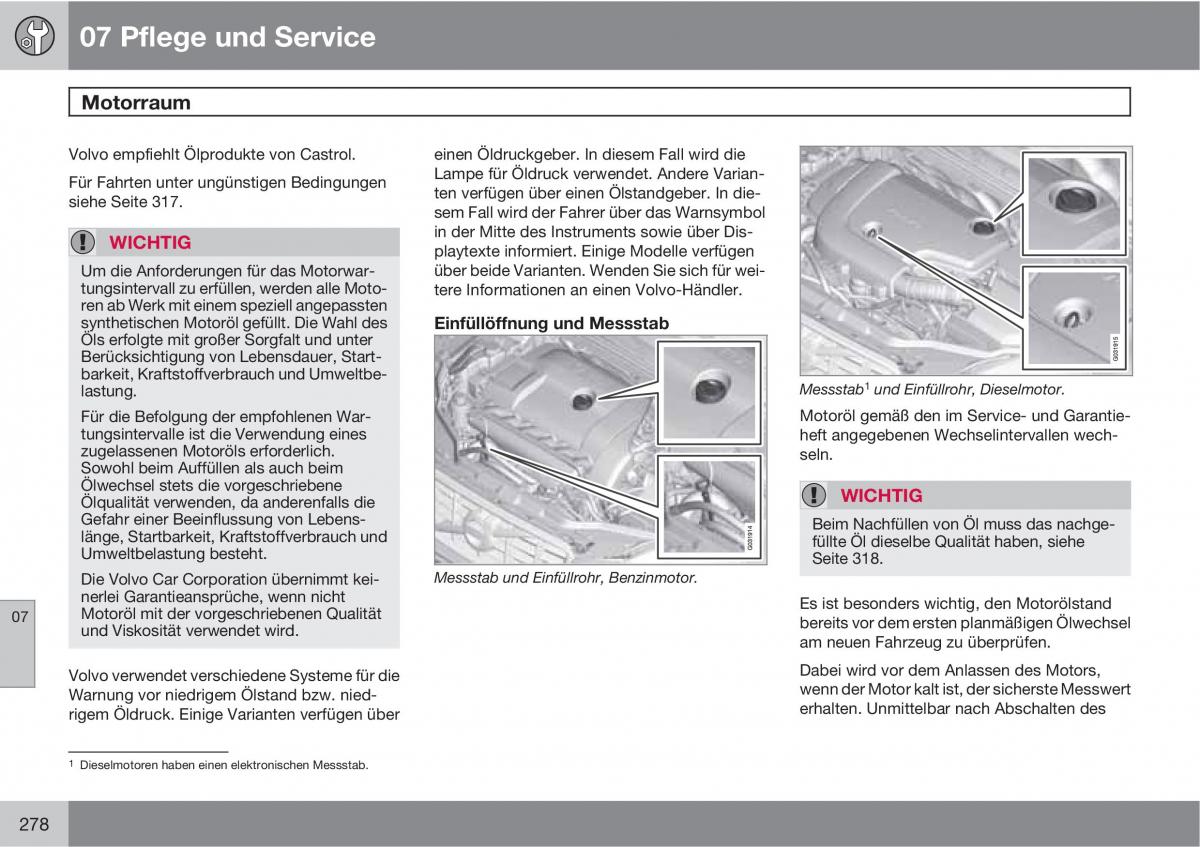 Volvo XC60 I 1 Handbuch / page 278