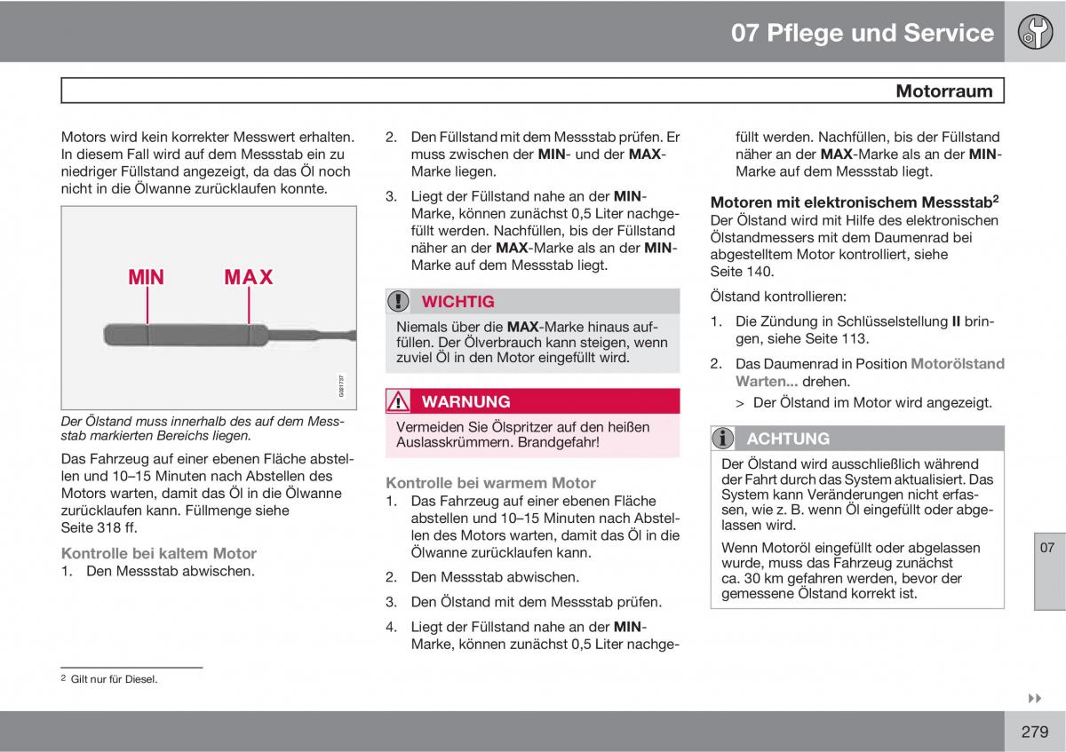 Volvo XC60 I 1 Handbuch / page 279