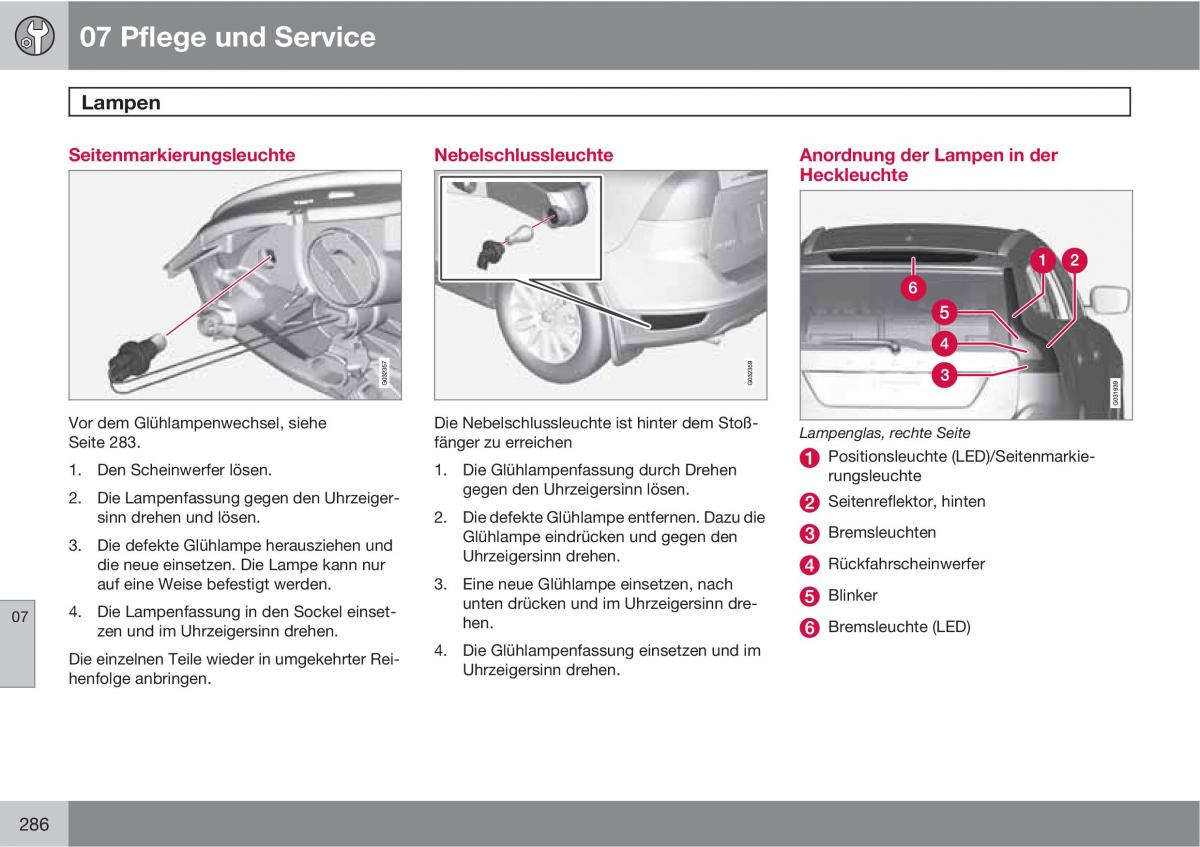 Volvo XC60 I 1 Handbuch / page 286