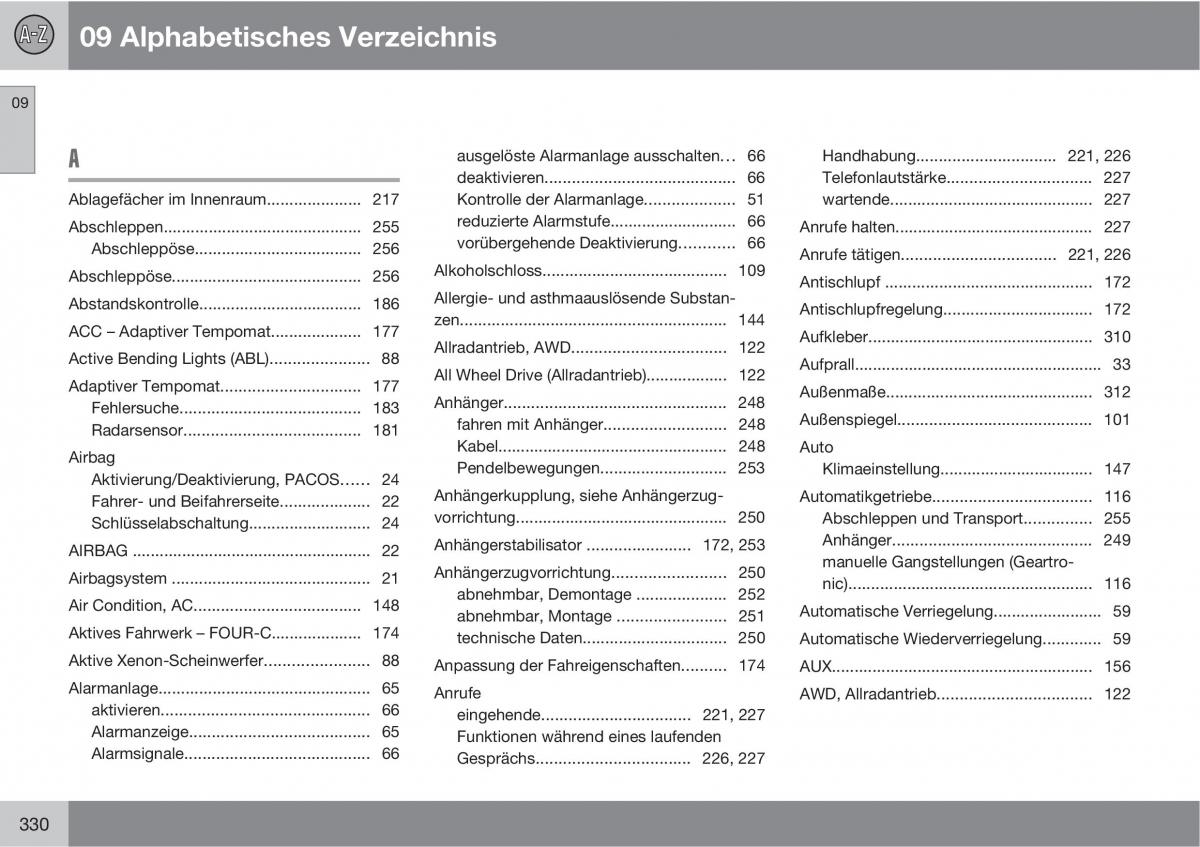 manual  Volvo XC60 I 1 Handbuch / page 330