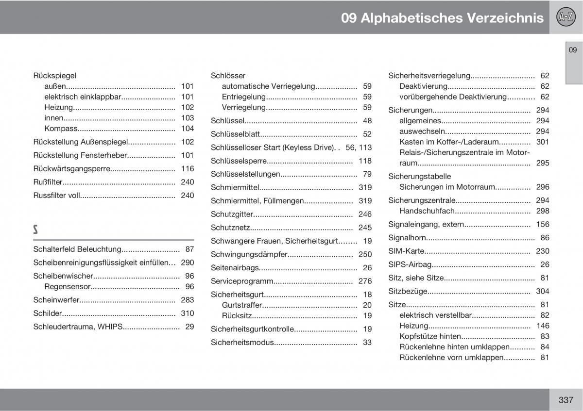 manual  Volvo XC60 I 1 Handbuch / page 337