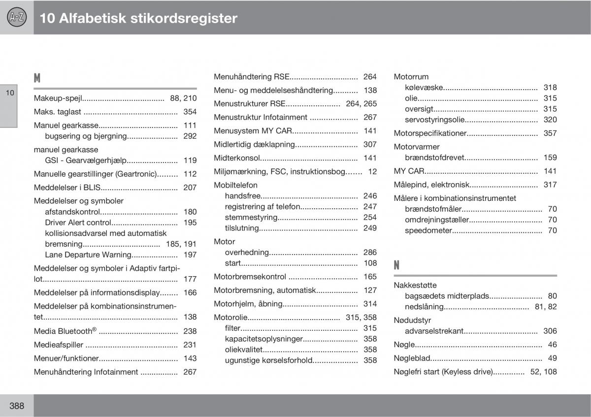 Volvo XC60 I 1 Bilens instruktionsbog / page 390