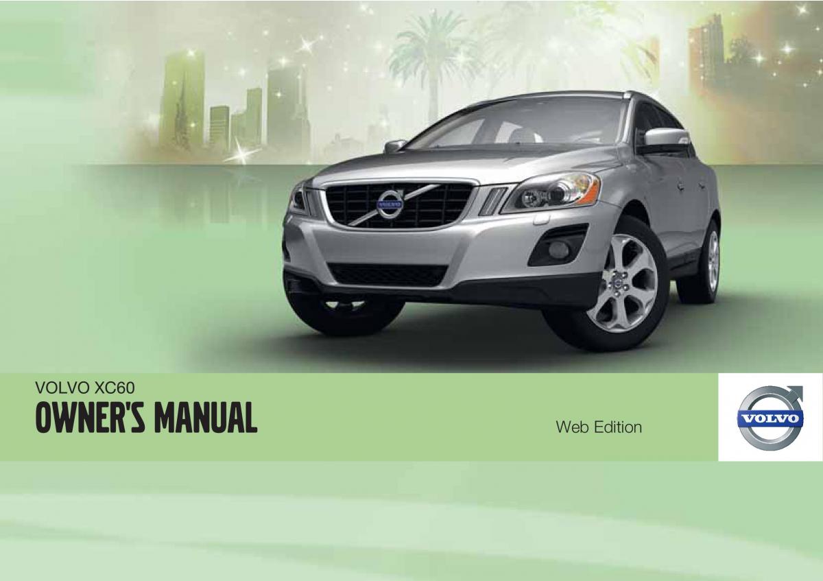 Volvo XC60 I 1 owners manual / page 1