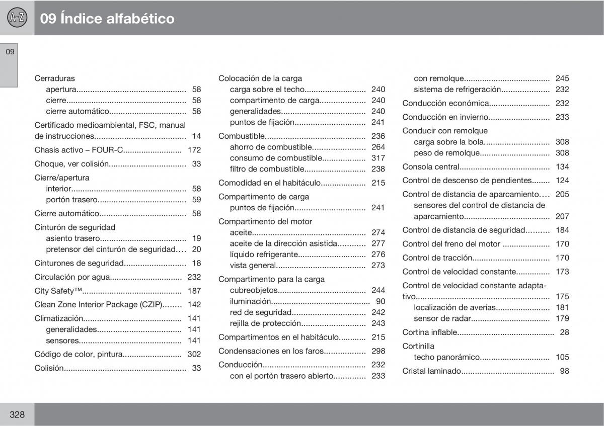 Volvo XC60 I 1 manual del propietario / page 328