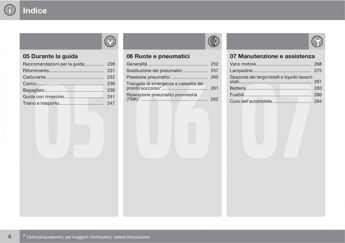 manual  Volvo XC60 I 1 manuale del proprietario / page 6