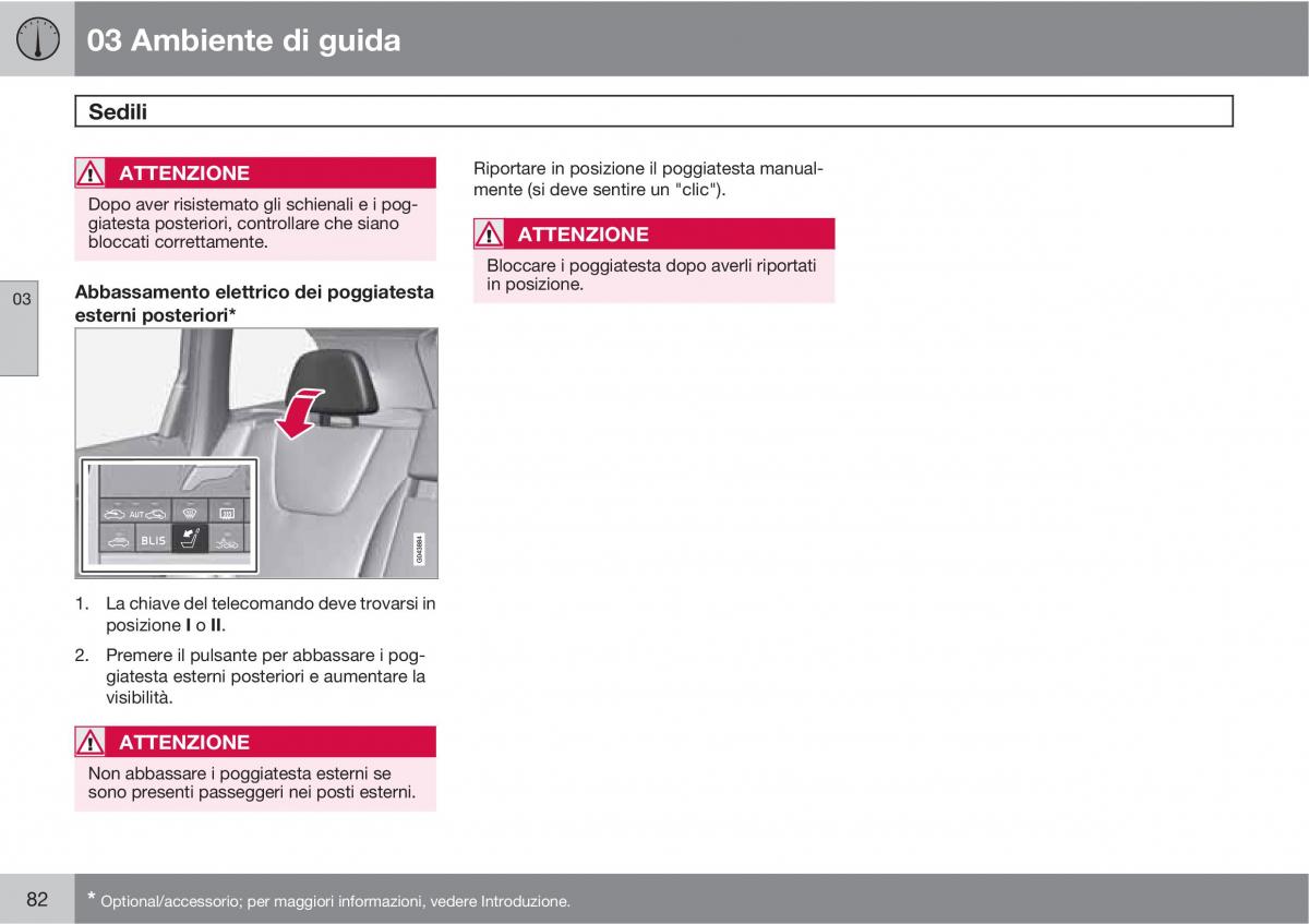 Volvo XC60 I 1 manuale del proprietario / page 82