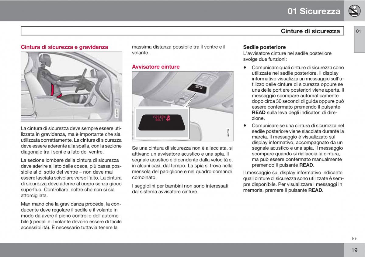 manual  Volvo XC60 I 1 manuale del proprietario / page 19