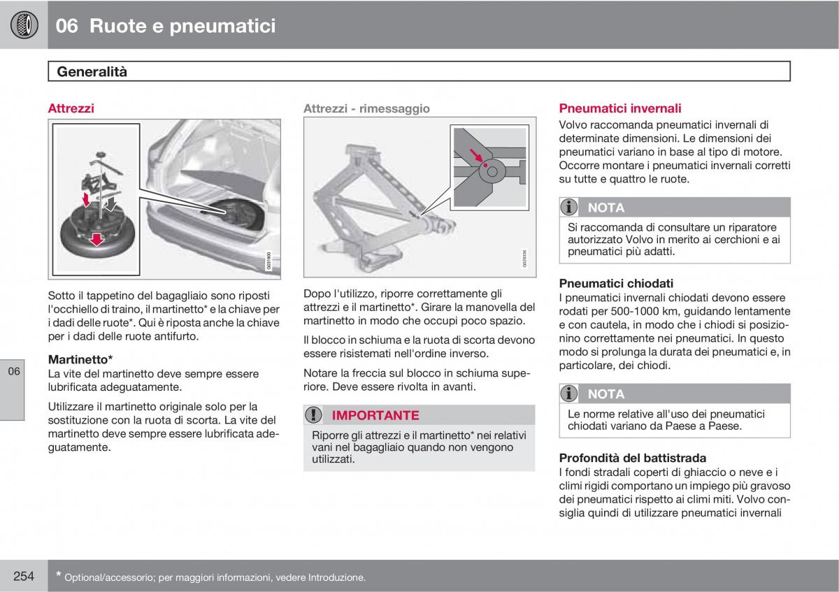 Volvo XC60 I 1 manuale del proprietario / page 254