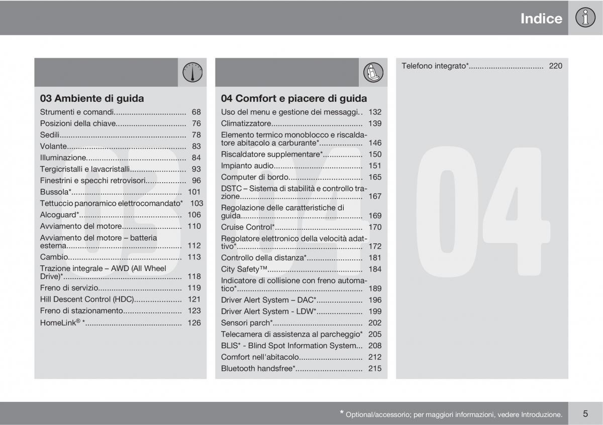 manual  Volvo XC60 I 1 manuale del proprietario / page 5