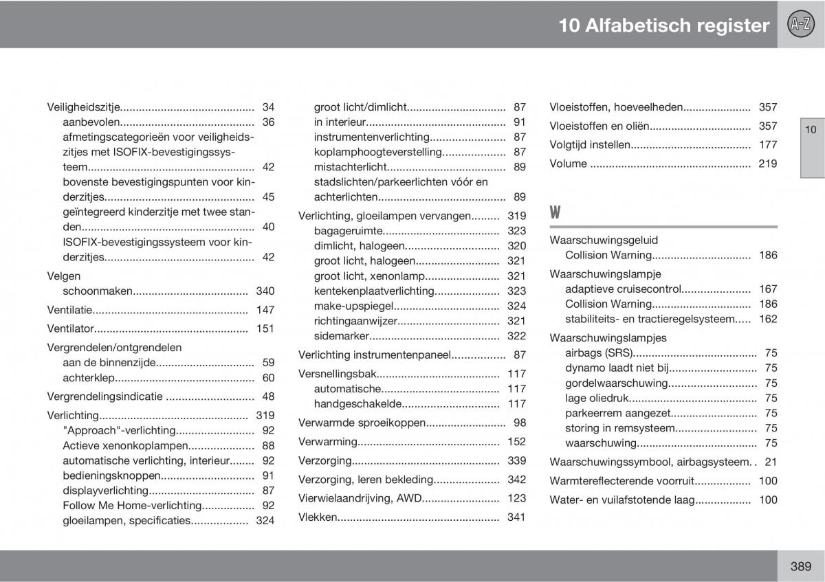 manual Volvo XC60 I 1 handleiding / page 389